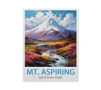 Jigsaw Puzzles，Parc National du Mont Aspiring，Adultes Papier Puzzle Image, Les Étudiants du Collège Soulagent Le Stress Jigsaws Jouets Jeu 1000 Pièces（50x70cm）-V36