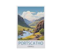 Jigsaw Puzzles，Portscatho, Cornouailles，1000 Piece Adult Puzzles, Childrens Teenagers Boy Girl Toy（38x26cm）-AI44