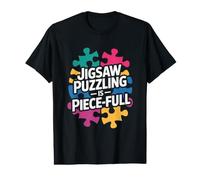 Jigsaw Puzzling est Un Puzzle coloré en pièces d'amour T-Shirt Graphique avec Valeur