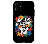 Jigsaw Puzzling est Une pièce de Puzzle Pleine de pièces colorées Coque pour iPhone 11