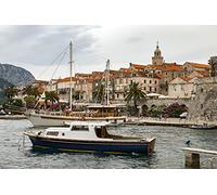 Jigsaws 1000 Pieces for Adults - 1000 Piece Jigsaw Puzzles for Adults is Ideal as a Gift for The Whole Family and The Jigsaw Puzzle Croatia Riverboat (26x38cm)