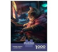 Jigsaws Lot de 1000 puzzles amusants pour adolescents et adultes - Jeux relaxants - Découpe de précision - Cadeaux pour amis et famille - 52 x 38 cm - 1000 pièces