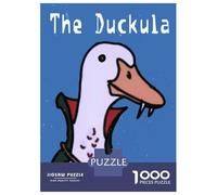 Jigsaws Lot de 1000 puzzles pour adolescents Le Canard, Vampire, Duckula pour adultes, jeux relaxants, découpe de précision, cadeaux pour amis et famille, 70 x 50 cm, 1000 pièces