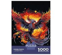 Jigsaws Lot de 1000 puzzles pour adolescents Phoenix Mystic Adultes Jeux Relaxants Découpe de Précision Cadeaux pour Amis et Famille 38 x 26 cm 1000 pièces