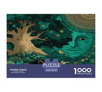 Jigsaws Magic Forest Lot de 1000 Puzzles éducatifs Classiques pour Adultes ou familles 70 x 50 cm