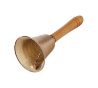 JIHUOO Petite cloche en métal avec appel fort, cloche de service pour salle de classe, clochette d'attention pour enseignants, clochette musicale vintage pour mariage