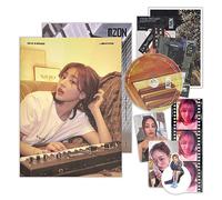 JIHYO - 1st Mini Album [ZONE] (O Ver.) Photobook + CD-R + Photocard + Message Postcard + Interview Minibook + Bookmark + Lyrics Sticker Pack + Folded Poster + Photo Film + Poster + 2 Extra Photocards