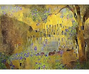 Jiian 5D Diamond Painting,DIY Résumé Klimt Carrée Peinture Diamant Kit Adulte Diamant Broderie Painting Kit Complet,Strass Point de Croix Diamond Art Decoration Cadeau 30x40cm