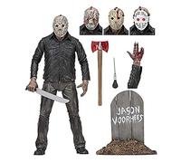JIIENO Ghost Street Jason Figurine 3D Vendredi 13ème partie 4 18 cm