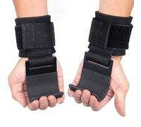 Jiimhte Bandages de Poignet d'Haltérophilie pour Hommes - Prise de Musculation - 2 Paire Attaches Poignet Antidérapantes Matelassées Respirantes Crochets pour Salle de Sport Maison Fitness Musculation