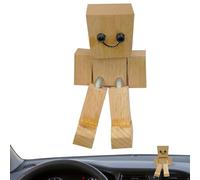 Jiimhte Décorations Tableau de Bord Voiture | Bois Pieds Trembleurs | Accessoires Auto Mignons pour Voyages Camping Plage Van
