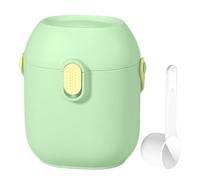 Jiimhte Dispensateur de Lait en Poudre Portable | Organisateur de Collations Bébé avec Cuillère - Organisateur Poudre Lactée pour Voyage Crèches Promenades Poussette Assistantes Maternelles