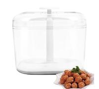 Jiimhte Mini machine à boulettes de viande | Outil ergonomique à 4 trous pour boulettes de viande, outil de presse pour boulettes de viande, cuisine, maison, restaurant, hôtel, pâte, boulettes de