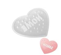 Jiimhte Moule de moulage en forme de cœur, moule en forme de cœur d'amour, Grand moule de moulage de coeur d’amour, Moule de fabrication artisanale en Silicone de qualité alimentaire, pour les