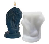 Jiimhte Moules À Bougies Animaux,Moules À Bougies en Silicone | Moules à Chocolat pour Chevaux | Moule en Silicone tête de Cheval pour Chocolat, moules d'animaux à dégagement Facile pour la Maison,