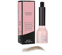 Jiimhte Pinceau à sourcils, pinceau à sourcils liquide, Mascara à sourcils avec brosse à sourcils, Teinture pour sourcils longue durée, anti-taches de couleur des sourcils, brosse à sourcils coudée