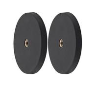 Jiimhte Support Pour Barre De Lumière LED | 2 Pièces de Fixation pour Phare - Support de Phare Anti-brouillard à Base Magnétique et Filetage Interne,Pour Véhicule Camion SUV Remorque