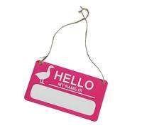 jiingekk 2. Panneau d'avertissement Playful Patrol | Décoration en pin enduit de plastique fabriqué à la main pour la sécurité du porche et l'art du jardin Panneau de garde de jardin familial