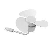 jiingekk 3. Ventilateur de bureau USB léger silencieux réglable pour intérieur ou extérieur, maison, bureau, voyage, camping