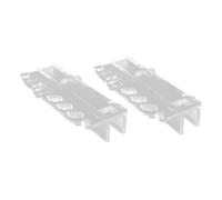 jiingekk Aquarium transparent avec plusieurs supports pour pinces, ciseaux, eau, herbe, outils de gestion des outils d'aquascaping