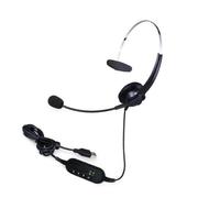 jiingekk Casque filaire professionnel à réduction du bruit avec microphone doux pour centre d'appel de bureau avec microphone antibruit