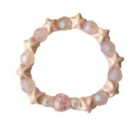 jiingekk Chaîne de main réglable en forme d'étoile pour femme Pentastars Perles élastique Noël Anniversaire Ami et amoureux, taille unique, Comme décrit