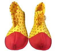 jiingekk Compléter la tenue de spectacle de clown avec nœud papillon arc-en-ciel avec accessoires pour événement à thème et jeu de rôle costume de cosplay