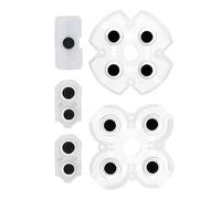 jiingekk Coussinets conducteurs en caoutchouc souple de remplacement pour manette de jeu PS4