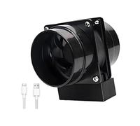 jiingekk Double système de ventilation portable, 3 réglages de vitesse, ventilateur d'atelier pour l'extraction des fumées de soudure et double circulation d'air portable