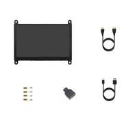 jiingekk Écran LCD tactile capacitif 5 pouces 1024 x 600 Panneau de moniteur pour 5 3B+ 4B Developmen Board Gaming Console