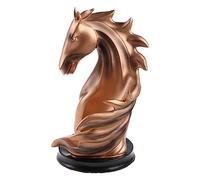 jiingekk Étagère à vin en forme de cheval en résine avec statue d'animal - Présentoir pour la maison, un mariage, un dîner, un cadeau créatif
