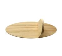 jiingekk Étagère murale en bois de forme ovale artistique flottante pour améliorer l'esthétique et la fonctionnalité de la maison