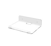 jiingekk Étagère murale flottante en acrylique pour plantes Transparence Moderne Économie d'espace Installation facile Utilisation intérieure ou extérieure Organisateur mural transparent multifonction