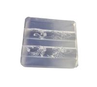 jiingekk Gabarit en silicone pour décoration d'ongles en relief, accessoires de fabrication de moules, outil de gaufrage pour femme, motifs floraux réalistes