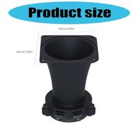 jiingekk Haut-parleurs 15 W 4/8 Ohm - Haut-parleur tweeter multimédia portable pour scène, boîtier d'ingénierie sonore