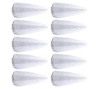 jiingekk Lot de 10 filets fins pour filtre de piscine en fibre de polyester robuste pour un retrait efficace des débris, plusieurs modèles sous vide
