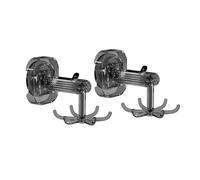 jiingekk Lot de 2 crochets pivotants à 360 degrés avec ventouses à six bras rotatifs pour salle de bain, fournitures de cuisine modernes