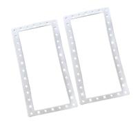 jiingekk Lot de 2 joints papillon de rechange en silicone pour skimmer automatique SPX1091GW SP1091LX à large ouverture pour piscine terrestre