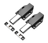 jiingekk Lot de 2 loquets multifonctions à pousser pour ouvrir les armoires et tiroirs pour un usage quotidien élégant et bien rangé