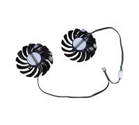 jiingekk Lot de 2 ventilateurs de refroidissement PLD09210B12HH 85 mm 4 broches pour carte graphique GTX1660S Refroidisseurs Accessoires de remplacement PC de jeu