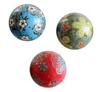 jiingekk Lot de 3 boules flottantes en céramique pour aquariums - Motif aléatoire