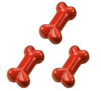 jiingekk Lot de 3 petites statues en forme d'os de chien à partir de cristaux naturels portables pour projets d'artisanat et décoration de chambre, décoration de bureau, taille unique, Comme décrit