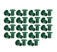 jiingekk Lot de 36 capuchons de cannes en PVC pour protéger les plantes et garantir la sécurité des embouts de canne de jardinage en plein air