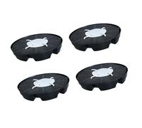 jiingekk Lot de 4 soucoupes automatiques pour plantes - Pour intérieur et extérieur - En tissu - Convient pour les sacs de culture
