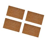 jiingekk Lot de 4 tapis en fibre de coco pour reptiles barbus Dragon et Serpent en démarrage pour terrariums Habitats Décors Tapis en fibre de coco