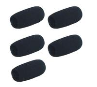 jiingekk Lot de 5 éponges filtrantes professionnelles en mousse pour microphone - Pour conférence - Son clair - Large compatibilité avec les microphones