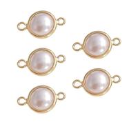 jiingekk Lot de 5 pendentifs en perles uniques pour bracelets et colliers, 6 mm, Comme décrit, Comme décrit.
