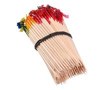 jiingekk Lot de 5 sachets de brochettes décoratives en vrac, capacité robuste, pour plateaux à fruits et desserts, fournitures de fête, faciles à utiliser une seule fois