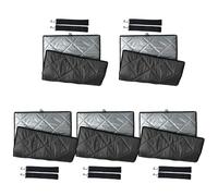 jiingekk Lot de 5 sacs isothermes pour livraison de nourriture, accessoires en polyester portables et robustes pour événements en plein air et restauration, a, Taille unique