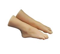 jiingekk Mannequin de pied imprimé pratique pour le merchandising visuel Référence artistique Texture osseuse naturelle Fond robuste Designs Art Classe Anatomie Référence, taille unique, Comme décrit